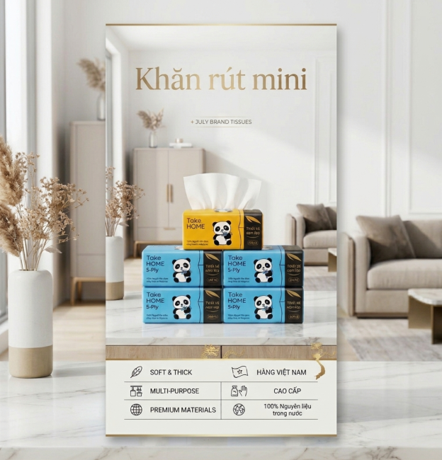 Khăn Rút Mini