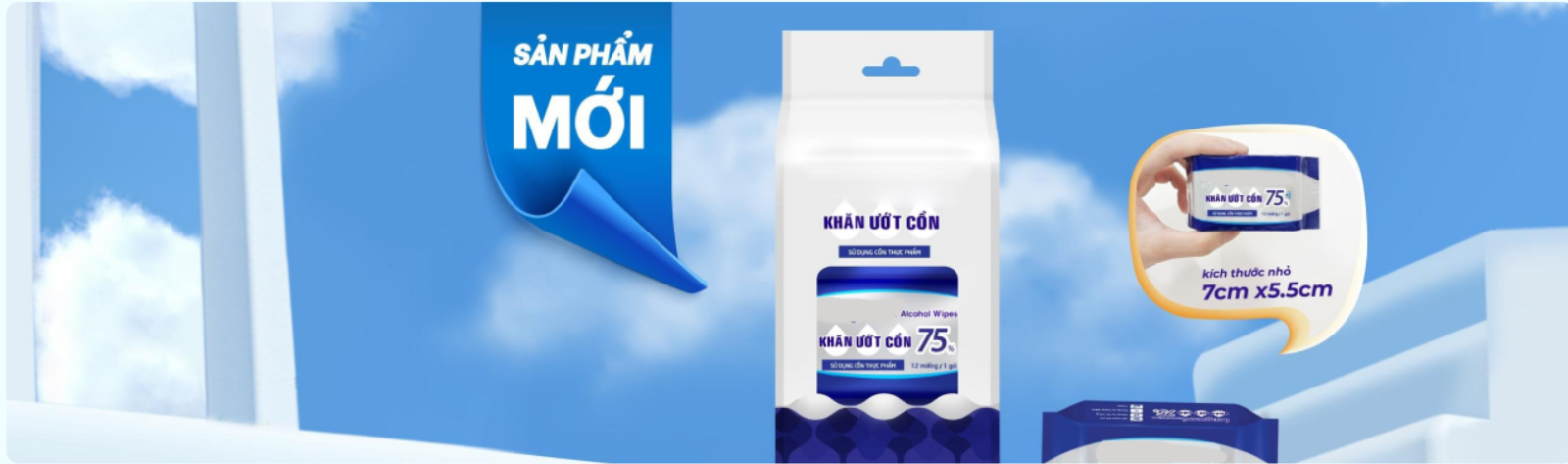 sản xuất khăn ướt theo quy trình an toàn