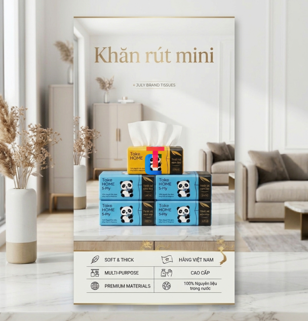 Khăn Rút Mini